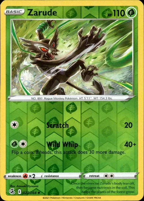 Producto - Zarude - 027/264 - Fusion Strike - Reverse Holo