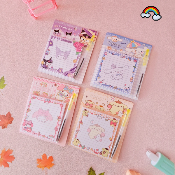 Producto - ANOTADORES SANRIO CON LAPICERA