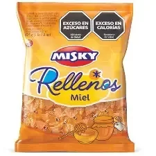 Producto - caramelo misky miel x 675 grs