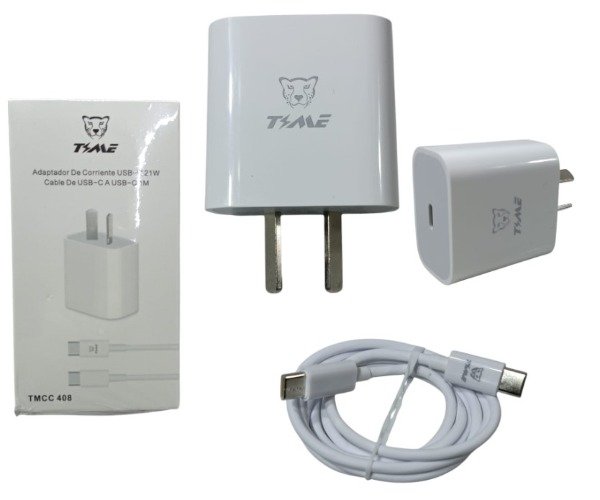 Producto - Cargador Time 20w con cable Tipo C a Tipo C