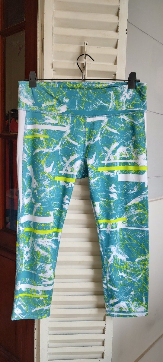 Producto - Calza pesca, verde y flúor talle M