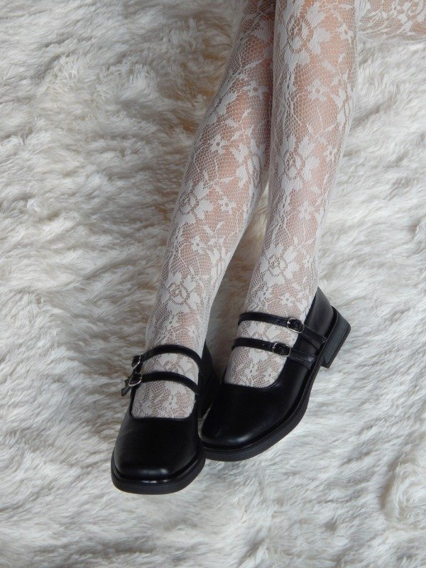 Producto - PUNTA CUADRADA BAJITO - NEGRO
