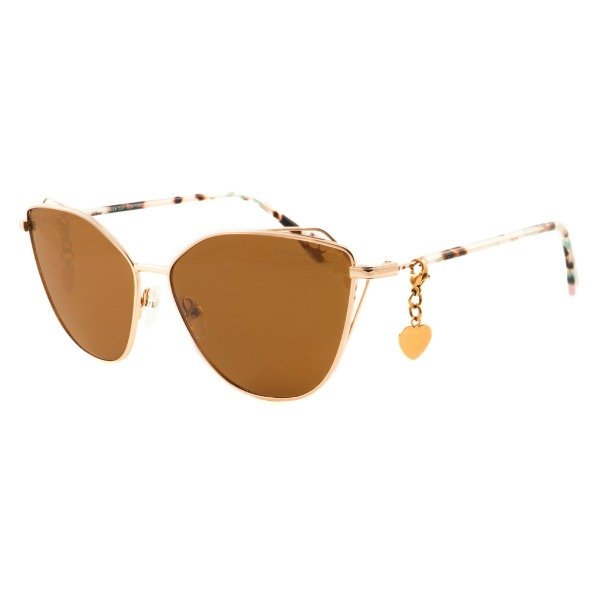 Producto - Las Oreiro 7386 Metal Dorado - Cristales Sepia - 0