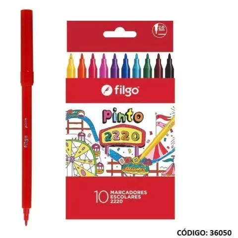 Producto - FIBRA FILGO 2220 PINTO x20 Largas