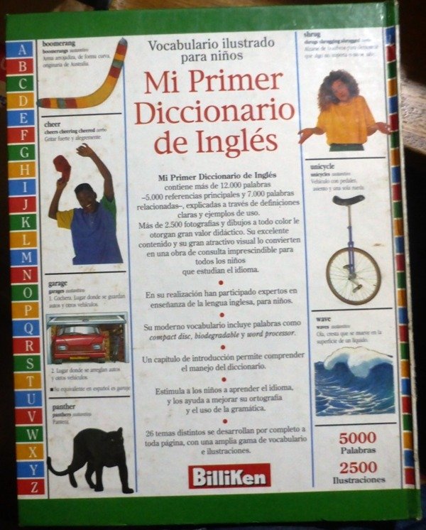 Producto - MI PRIMER DICCIONARIO DE INGLES - COLECCION BILLIKEN - ATLANTIDA - 1995 - 1
