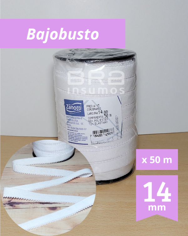 Producto - Bajobusto Fresia 15 - Blanco (x Rollo de 50 Metros)