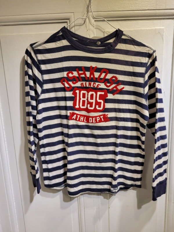 Producto - Remera OSH KOSH rayada Talle 12 años - PRECIO: 16X