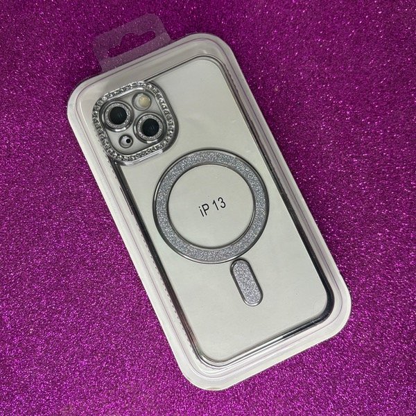 Producto - MAGSAFE GLITTER PLATEADA