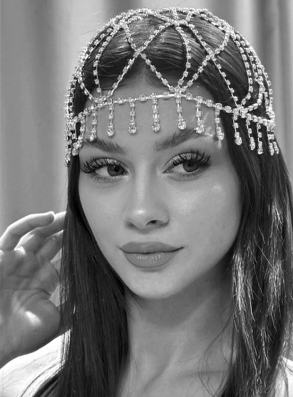 Producto - Head chain strass flequitos gemas