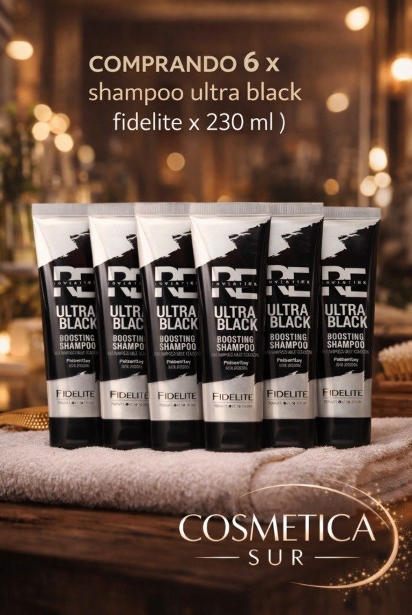 Producto - 6 x shampo ultra black fidelite x 230 ml