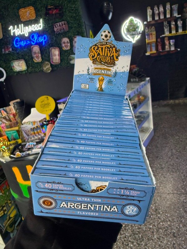 Producto - SEDAS CELULOSA SATIVA CLUB - PAPEL SABORISADO EDICION ARGENTINA 1 1/4