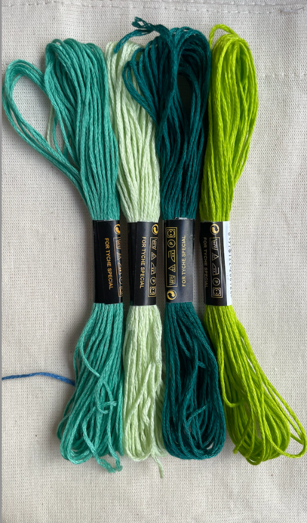 Producto - Hilos gama verde