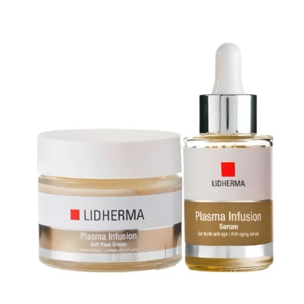 Producto - Kit Plasma Infusión Crema + Serum Lidherma Antiedad Arrugas