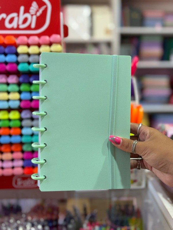 Producto - Cuaderno 14x21 inteligente verde pastel