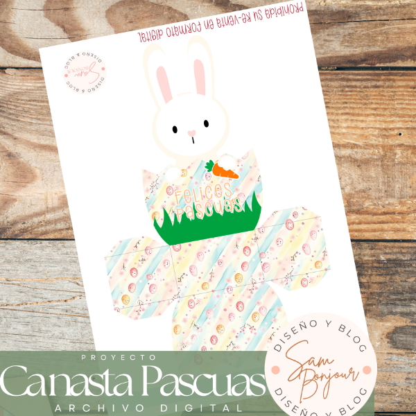Producto - Archivo Digital: Canasta Pascuas