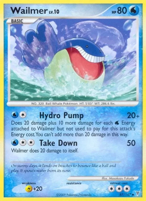 Producto - Pokemon Wailmer (87/176) Supreme Victors