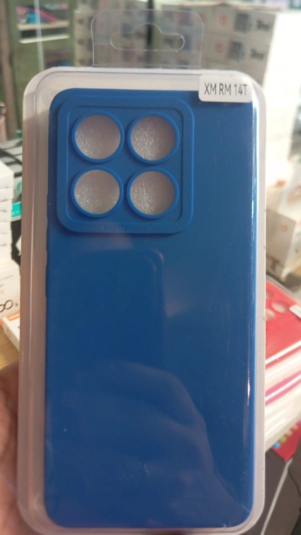 Producto - Funda Silicone Case Azul para Xiaomi Redmi Note 14T