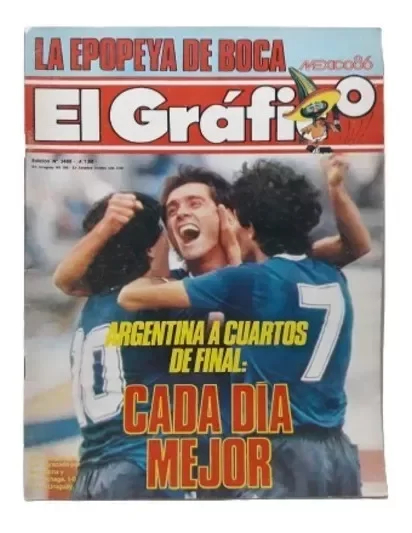 Producto - El Grafico Numero 3480 Argentina Campeon Mundial 1986 (usado)