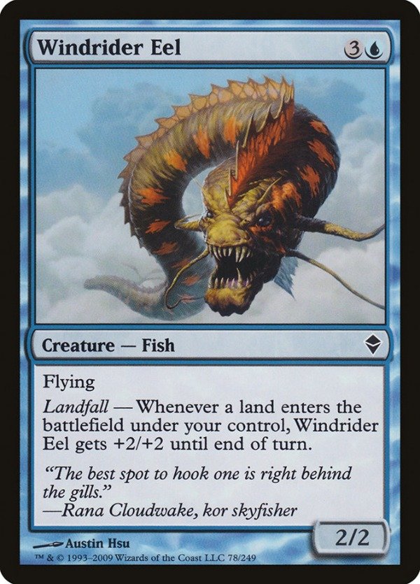 Producto - Windrider Eel  Zendikar