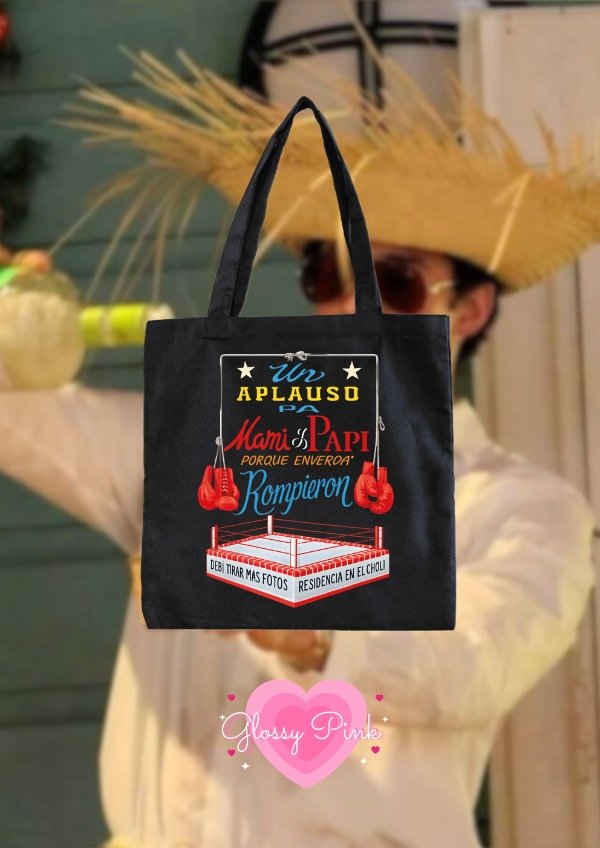 Producto - Tote Bag Un Aplauso Para Mami Y Papi - DTF
