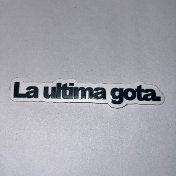 Producto - ENZO LA ULTIMA GOTA