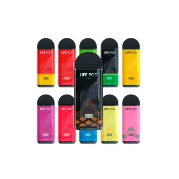 Producto - CARTUCHOS LIFE POD 8000 PUFF (CONSULTAR SABORES)