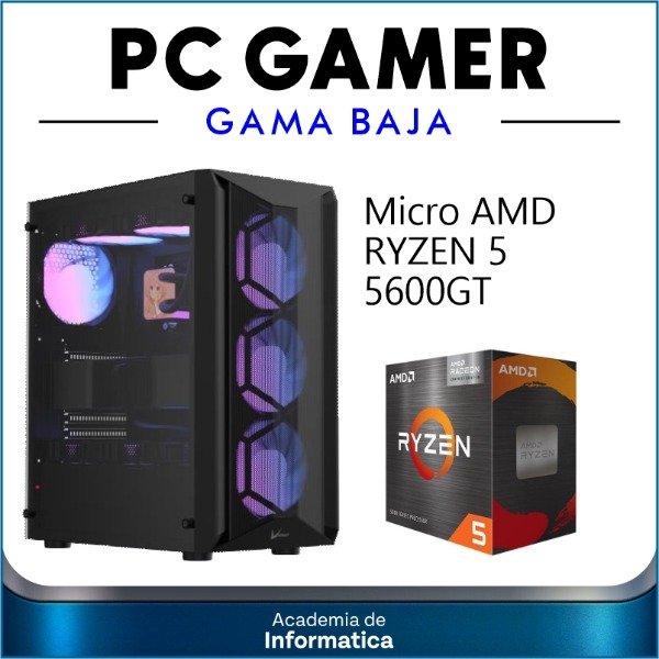 Producto - PC Gamer Gama Baja AMD Ryzen