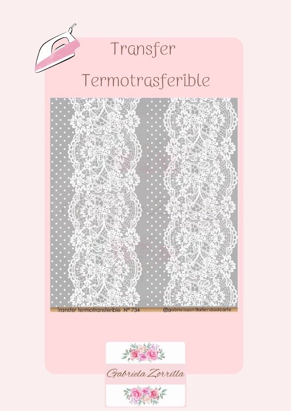 Producto - Transfer Termo transferible 734