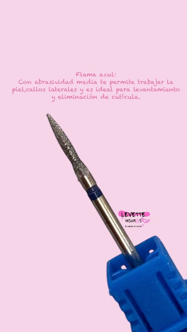 Producto - FRESA MANICURIA RUSA FLAMA AZUL