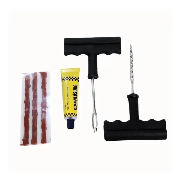 Producto - Set Kit Reparación Rueda Cubierta Neumático Auto Vehículo