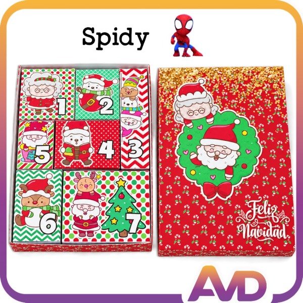 Producto - Calendario de Adviento 7 Días Personalizado  7 Sorpresas Temáticas - 2