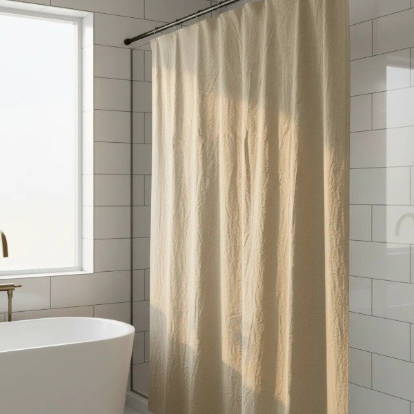 Producto - Cortina Tusor con Ojales Arena