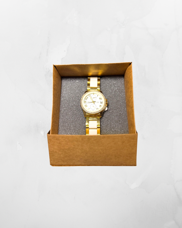 Producto - RELOJ DORADO/BLANCO
