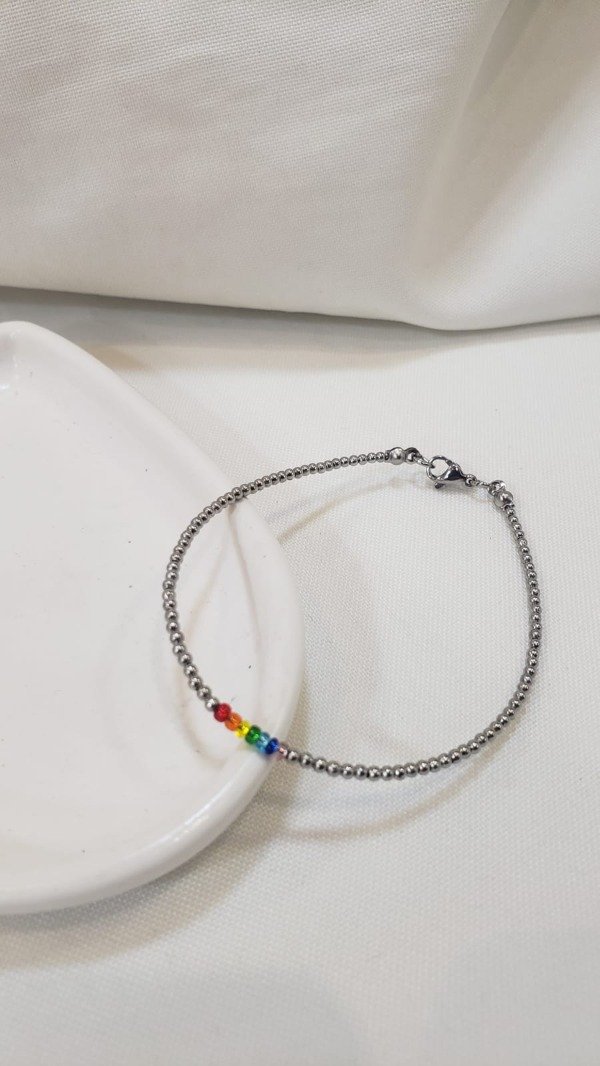 Producto - Pulsera mini pelotitas colores