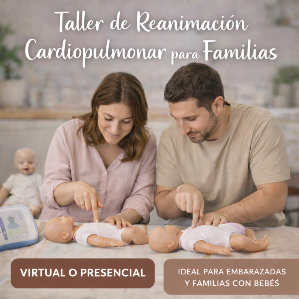Producto - Taller de RCP NEONATAL para familias - "Aprende a actuar ante una emergencia"