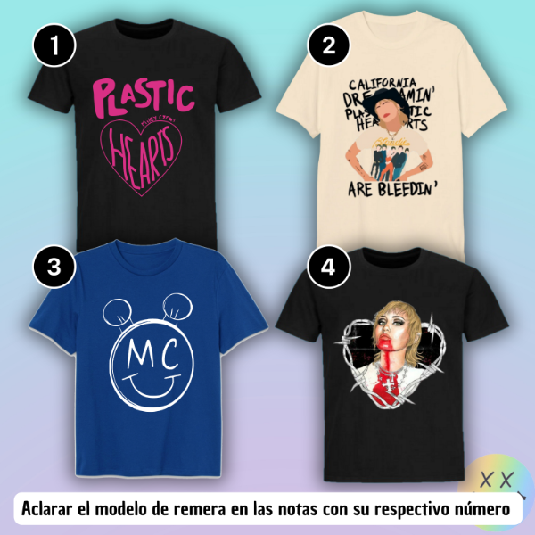 Producto - Remeras Miley Cyrus #1