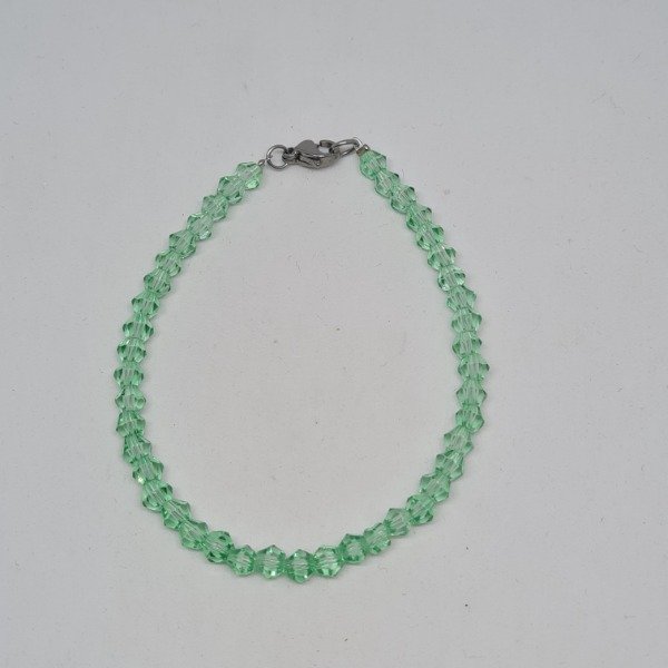 Producto - Pulsera verde claro acero