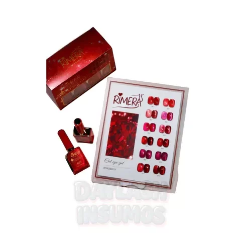 Producto - OJO DE GATO RIMERA QUINCE 12 ML - ROJOS