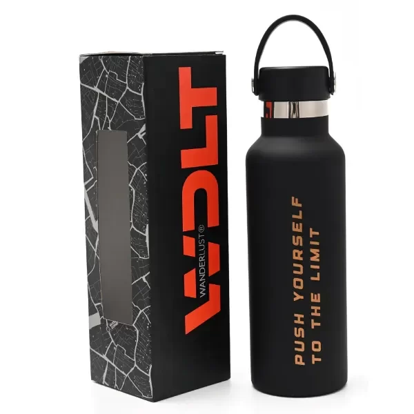 Producto - Botella Térmica Deportiva y Urbana 500 ml - NEGRO - 0