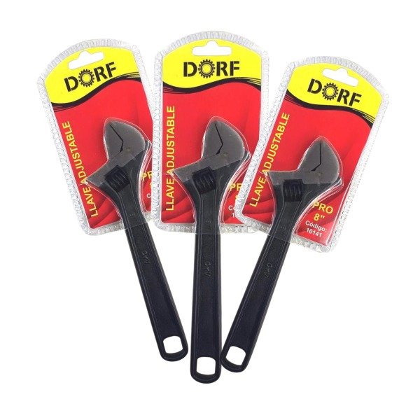 Producto - 10142   LLAVE AJUSTABLE PROFESIONAL 10" DORF