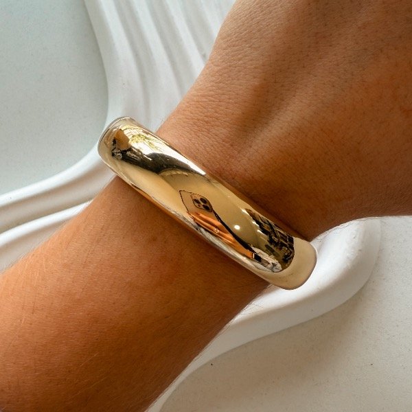 Producto - Pulsera redonda clásica dorada