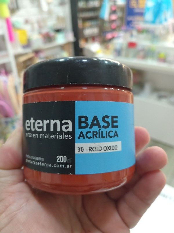 Producto - BASE ACRILICA ETERNA ROJO OXIDO X 200 ML