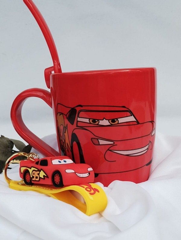 Producto - TAZA Y LLAVERO DE CARS