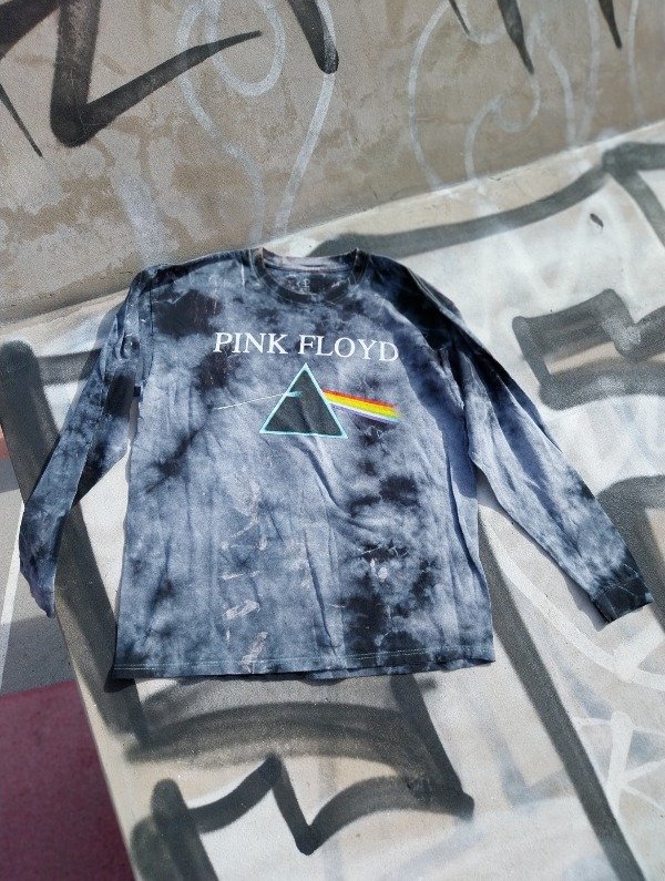 Producto - Remera Pink Floyd manga larga gris