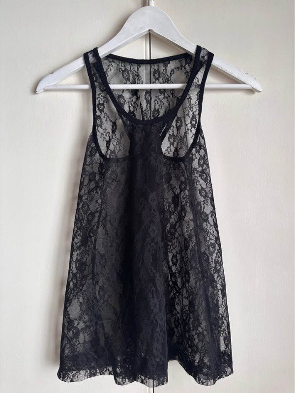 Producto - Top de encaje con lazo