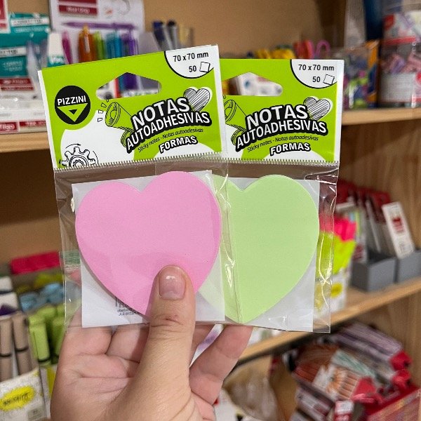 Producto - Notas adhesivas corazón