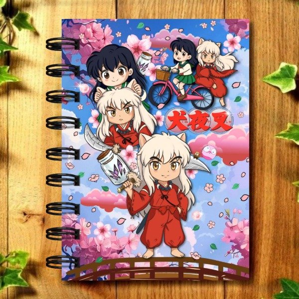 Producto - Encargá: ECO LIBRETA - "Inuyasha" 80 Hojas A6 - Anillo en lateral