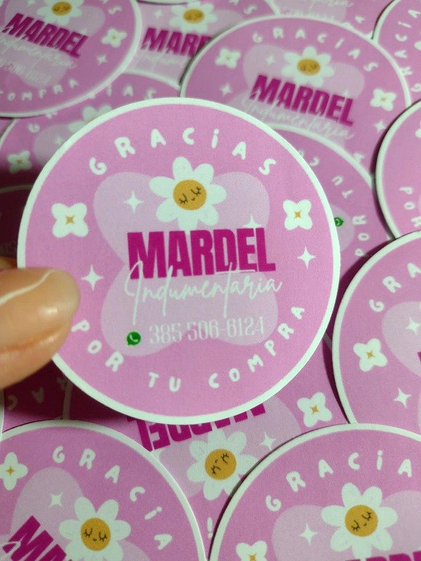Producto - Adhesivos circulares con tu logo