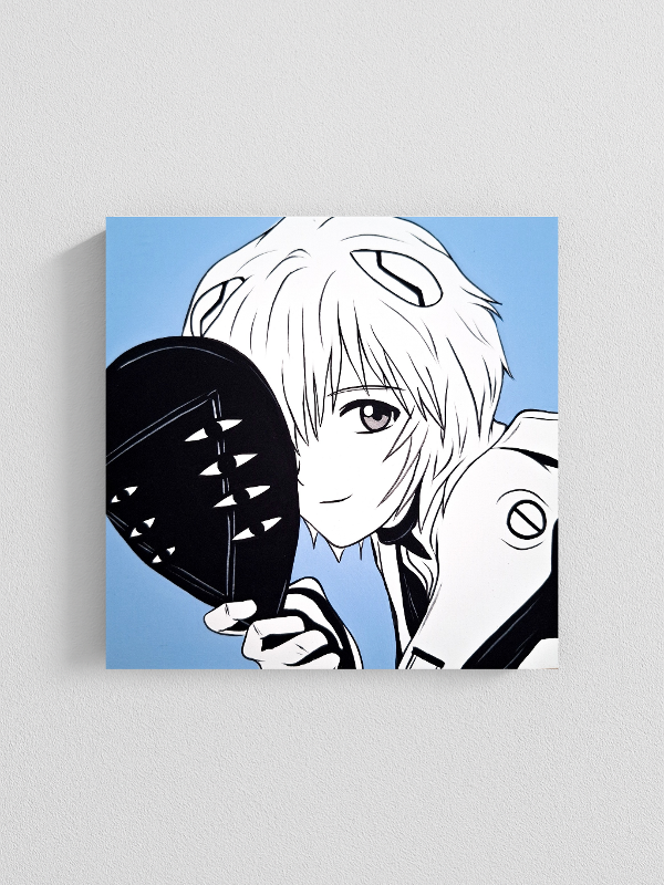 Producto - Cuadro Rei -Evangelion- 17x17cm (color)