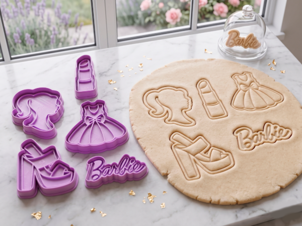 Producto - Cortantes x 6 unidades- BARBIE DOLL